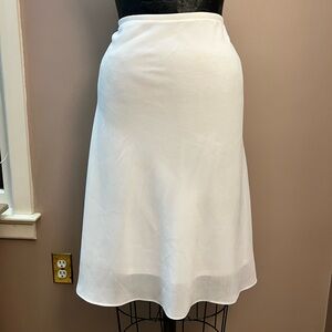Y2K Just In Thyme Ltd. White Midi Skirt Size 16